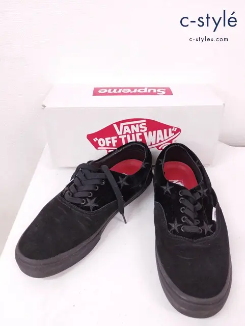 VANS × Supreme ヴァンズ スニーカー 28.5cm ブラック ERA PRO 星