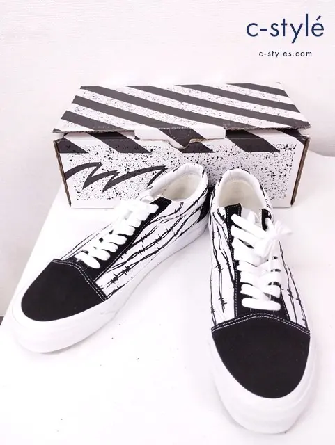VANS ヴァンズ スニーカー 28.0cm ブラック×ホワイト Old Skool Ns Og Lx VN0A4UUT9XT