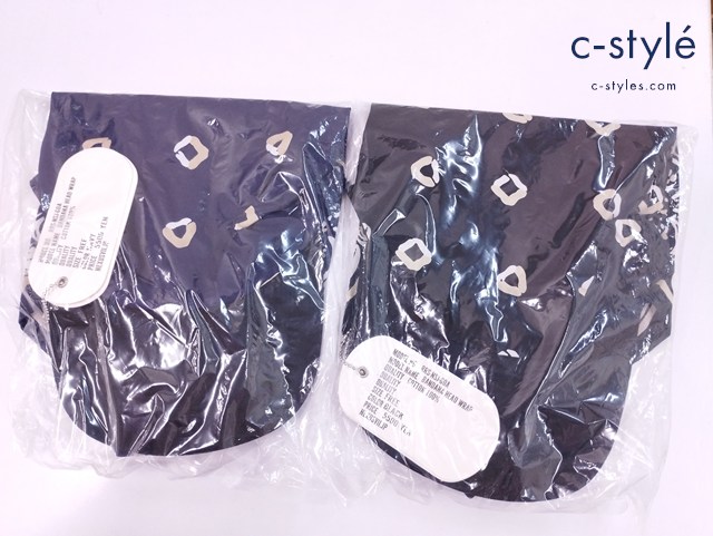 NEXUS7 ネクサスセブン キャップ FREE ブラック ネイビ- Bandana Head Wrap 計2点