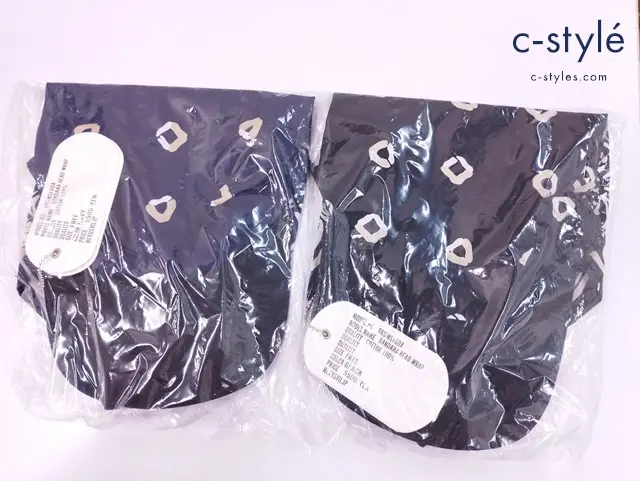 NEXUS7 ネクサスセブン キャップ FREE ブラック ネイビ- Bandana Head Wrap 計2点