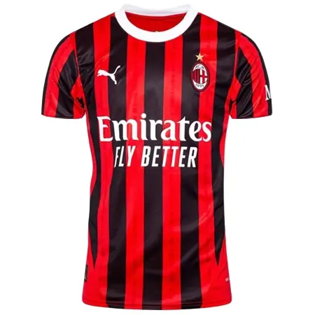 AC Milan(ACミラン) サッカー ユニフォーム 24/25 公式 ホーム 半袖 （選手名、背番号、パッチ込み）