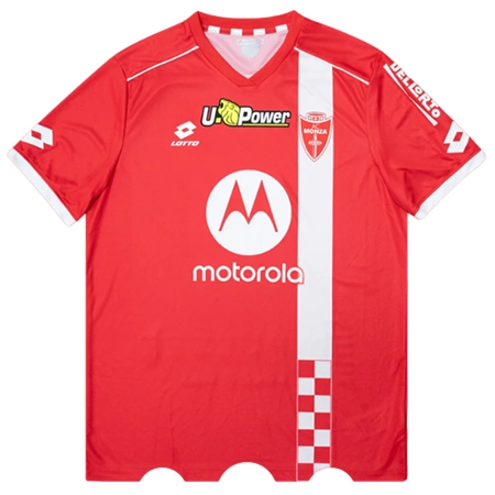 Associazione Calcio Monza S.p.A.(ACモンツァ) サッカー ユニフォーム 23/24 公式 ホーム 半袖 （選手名、背番号、パッチ込み）