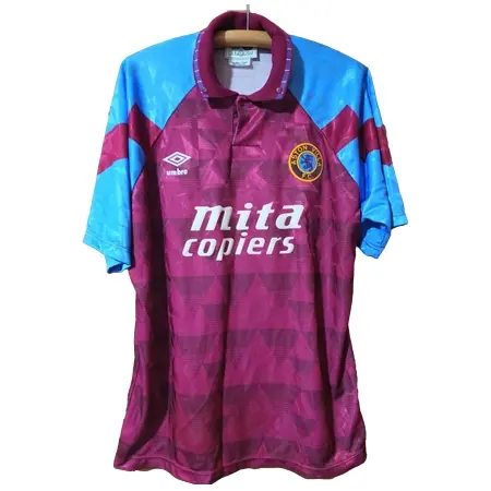 Aston Villa FC(アストン・ヴィラFC) サッカー ユニフォーム 91-92 UMBRO