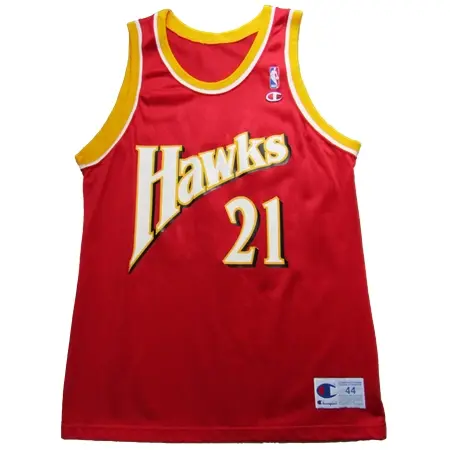Atlanta Hawks(アトランタ ホークス) バスケットボール ユニフォーム 90s ドミニク・ウィルキンス Champion製