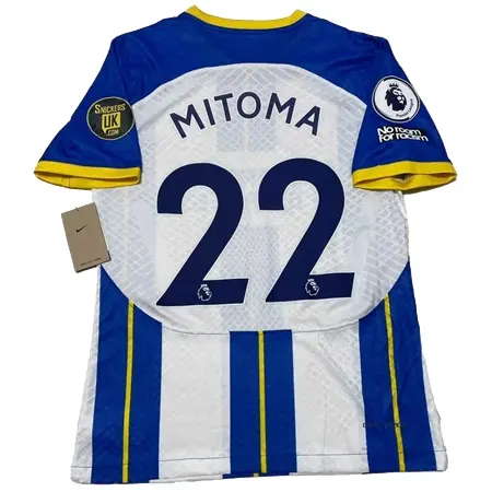 Brighton & Hove Albion FC(ブライトン・アンド・ホーヴ・アルビオンFC) サッカー ユニフォーム 三笘薫 選手用 オーセンティック