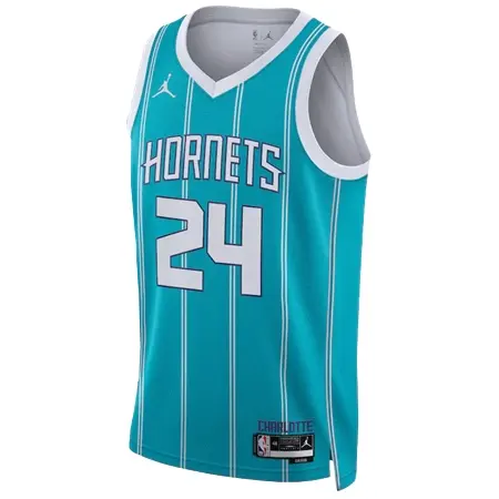 Charlotte Hornets(シャーロット ホーネッツ) バスケットボール ユニフォーム Jordan Brand Icon Edition Swingman ユニフォーム – ティール – ブランドン・ミラー