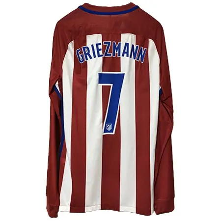 Club Atletico de Madrid(アトレティコ・マドリード) サッカー ユニフォーム ナイキ 2016-2017 ホーム 長袖 グリーズマン 選手用 16-17ユニ