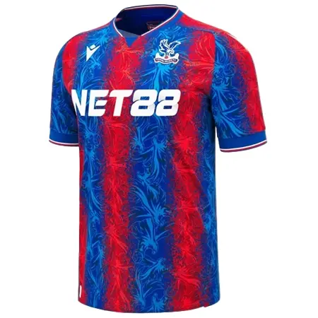 Crystal Palace FC(クリスタル・パレスFC) サッカー ユニフォーム 24/25 公式 ホーム 半袖 （選手名、背番号、パッチ込み）