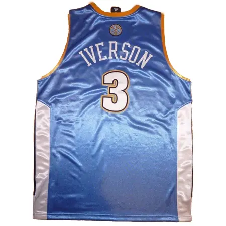 Denver Nuggets(デンバー ナゲッツ) バスケットボール ユニフォーム アレン アイバーソン オーセンティックジャージ