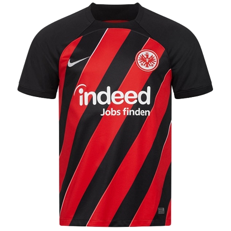 Eintracht Frankfurt(アイントラハト・フランクフルト) サッカー ユニフォーム 23/24 公式 ホーム 半袖 （選手名、背番号、パッチ込み）