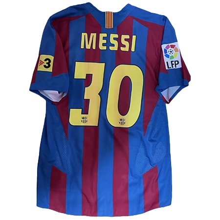 FC Barcelona(FCバルセロナ) サッカー ユニフォーム 05/06 選手支給用 メッシ 30番 Mサイズ