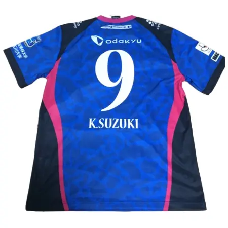 FC Machida Zelvia(FC町田ゼルビア) サッカー ユニフォーム 25周年記念ユニフォーム No.9 鈴木孝司