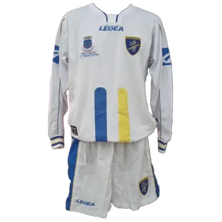 Frosinone Calcio(フロジノーネ・カルチョ) サッカー ユニフォーム 長袖、白上下セット