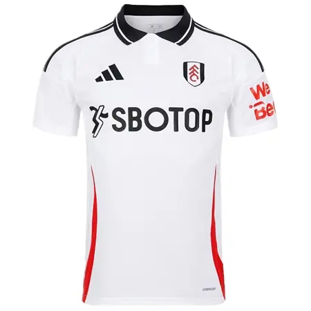 Fulham FC(フラムFC) サッカー ユニフォーム 24/25 公式 ホーム 半袖 （選手名、背番号、パッチ込み）