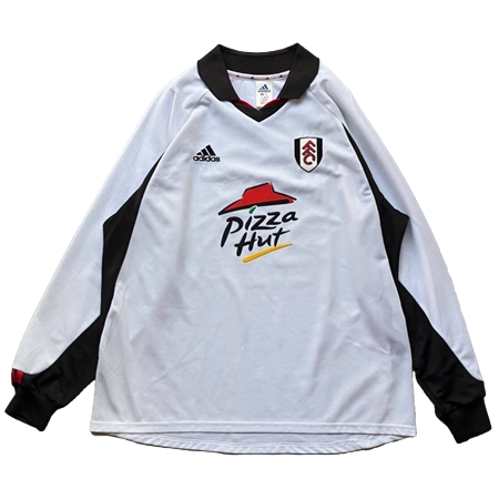 Fulham FC(フラムFC) サッカー ユニフォーム 2001-2002 長袖ホーム オーセンティック 選手仕様