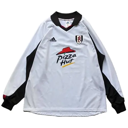 Fulham FC(フラムFC) サッカー ユニフォーム 2001-2002 長袖ホーム オーセンティック 選手仕様
