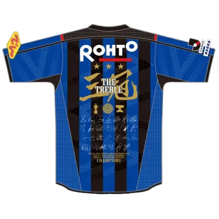 Gamba Osaka(ガンバ大阪) サッカー ユニフォーム 三冠記念ユニフォーム メモリアルオーセンティック