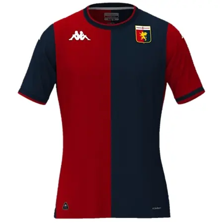 Genoa CFC(ジェノアCFC) サッカー ユニフォーム 24/25 公式 ホーム 半袖 （選手名、背番号、パッチ込み）