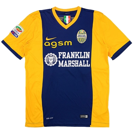 Hellas Verona FC(エラス・ヴェローナFC) サッカー ユニフォーム 14-15 ホーム ナイキ Mサイズ