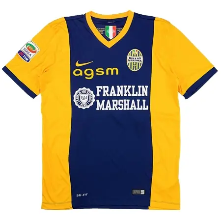 Hellas Verona FC(エラス・ヴェローナFC) サッカー ユニフォーム 14-15 ホーム ナイキ Mサイズ