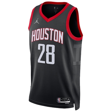 Houston Rockets(ヒューストン ロケッツ) バスケットボール ユニフォーム Jordan ステートメントエディションスウィングマン ユニフォーム – ブラック – アルペレンセングン