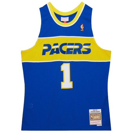 Indiana Pacers(インディアナ ペイサーズ) バスケットボール ユニフォーム メンズ Mitchell & Ness ステファン・ジャクソン ロイヤル インディアナ・ペイサーズ 2004/05 Hardwood Classics スィングマンユニフォーム