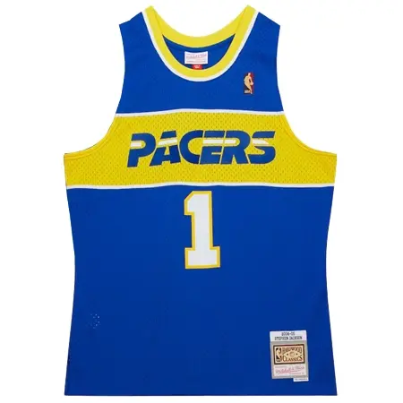 Indiana Pacers(インディアナ ペイサーズ) バスケットボール ユニフォーム メンズ Mitchell & Ness ステファン・ジャクソン ロイヤル インディアナ・ペイサーズ 2004/05 Hardwood Classics スィングマンユニフォーム