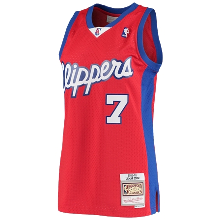Los Angeles Clippers(ロサンゼルス・クリッパーズ) バスケットボール ユニフォーム メンズ ミッチェル & ネス ラマー オドム レッド LA クリッパーズ 2000/01 ハードウッド クラシック スウィングマンユニフォーム