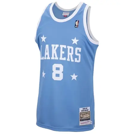 Los Angeles Lakers(ロサンゼルス レイカーズ) バスケットボール ユニフォーム コービー・ブライアント 2004 – 05 オーセンティック オルタネイト ユニフォーム Mitchell & Ness ライトブルー – メンズ