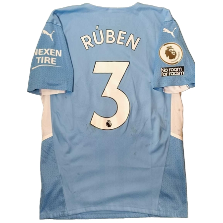 Manchester City FC(マンチェスター・シティFC) サッカー ユニフォーム ルベンディアス 実使用