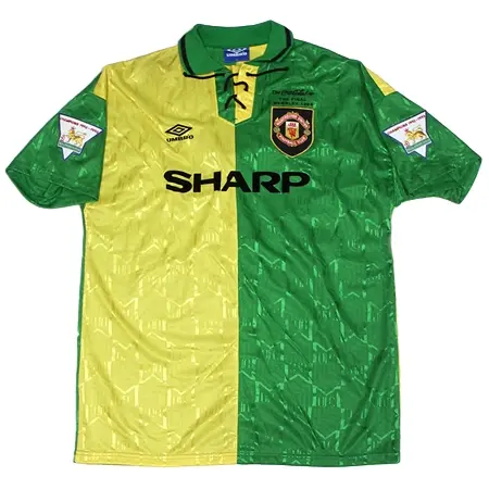 Manchester United FC(マンチェスター・ユナイテッドFC) サッカー ユニフォーム 1994 コカコーラカップファイナル 試合用半袖