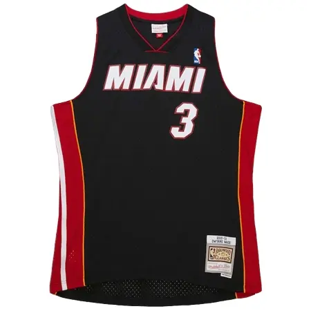 Miami Heat(マイアミ ヒート) バスケットボール ユニフォーム NBA ドウェイン・ウェイド 2012 ロード Hardwood Classics スウィングマン ユニフォーム バイ Mitchell & Ness