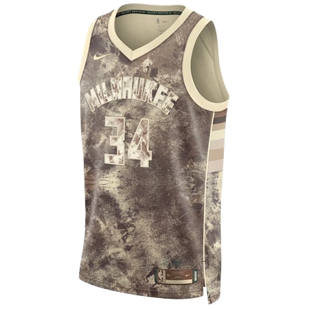 Milwaukee Bucks(ミルウォーキー バックス) バスケットボール ユニフォーム Nike MVP セレクトシリーズ ジャージ – ヤニス・アデトクンボ – メンズ