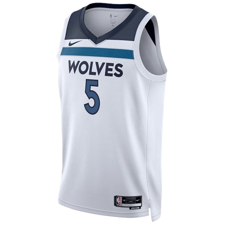 Minnesota Timberwolves(ミネソタ ティンバーウルブズ) バスケットボール ユニフォーム Nike アソシエーション エディション スウィングマン ジャージ – ホワイト – アンソニー エドワーズ –