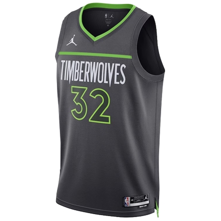 Minnesota Timberwolves(ミネソタ ティンバーウルブズ) バスケットボール ユニフォーム Jordan ステートメント エディション スウィングマン ジャージ – グレー – カール アンソニー タウンズ –