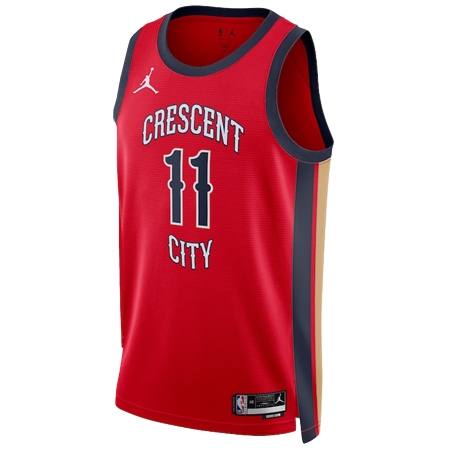 New Orleans Pelicans(ニューオーリンズ ペリカンズ) バスケットボール ユニフォーム ジョーダン ブランド ステートメント エディション スウィングマンユニフォーム- レッド – ダイソン ダニエルズ – ユニセックス