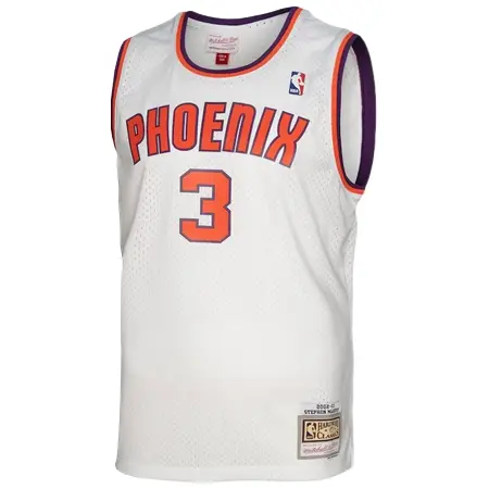 Phoenix Suns(フェニックス サンズ) バスケットボール ユニフォーム メンズ ミッチェル & ネス ステフォン マーベリー ホワイト フェニックス サンズ 2001/02 ハードウッド クラシック スウィングマンユニフォーム
