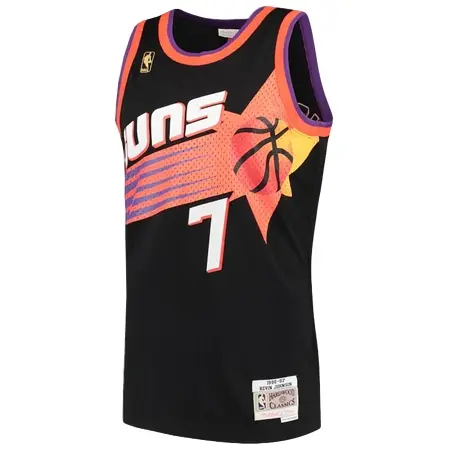 Phoenix Suns(フェニックス サンズ) バスケットボール ユニフォーム メンズ ミッチェル & ネス ケビン ジョンソン ブラック フェニックス サンズ 1996/97 ハードウッド クラシック スウィングマンユニフォーム