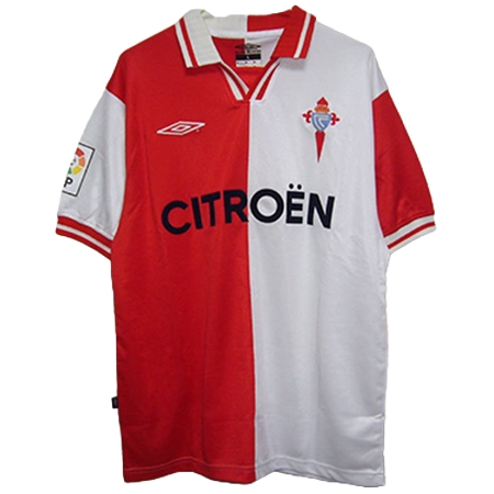 Real Club Celta de Vigo(セルタ・デ・ビーゴ) サッカー ユニフォーム アンブロ 赤白L