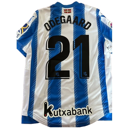 Real Sociedad de Futbol(レアル・ソシエダ) サッカー ユニフォーム ウーデゴーア 実使用