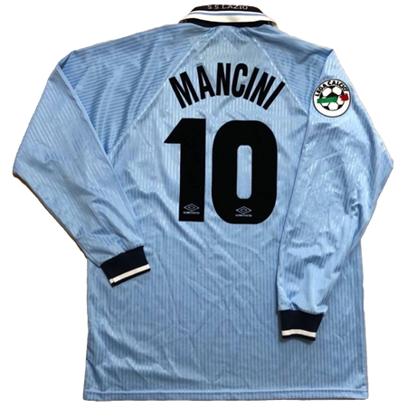 SS Lazio(SSラツィオ) サッカー ユニフォーム 97/98シーズン 選手支給用 マンチーニ