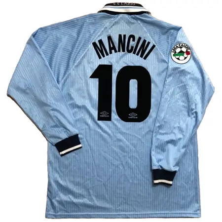 SS Lazio(SSラツィオ) サッカー ユニフォーム 97/98シーズン 選手支給用 マンチーニ
