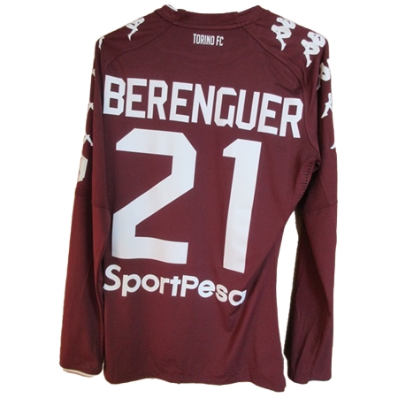 Torino FC(トリノFC) サッカー ユニフォーム 17/18 ベレンゲル 実使用