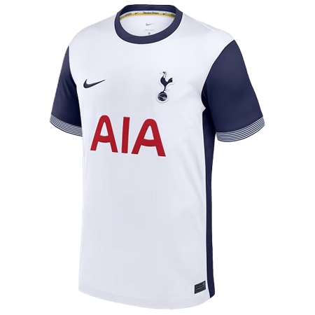 Tottenham Hotspur FC(トッテナム・ホットスパーFC) サッカー ユニフォーム 24/25 公式 ホーム 半袖 （選手名、背番号、パッチ込み）