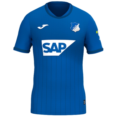 TSG 1899 Hoffenheim(TSG1899ホッフェンハイム) サッカー ユニフォーム 24/25 公式 ホーム 半袖 （選手名、背番号、パッチ込み）