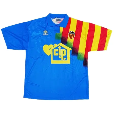 Valencia CF(バレンシアCF) サッカー ユニフォーム 1994-95 1st オーセンティック ホームユニフォーム(2XL-3XL相当)スペイン製