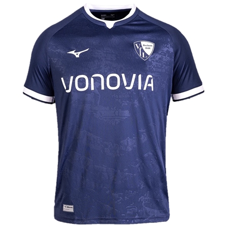 VfL Bochum 1848(VfLボーフム) サッカー ユニフォーム 24/25 公式 ホーム 半袖 （選手名、背番号、パッチ込み）