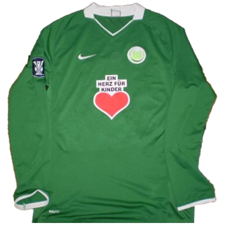 VfL Wolfsburg(VfLヴォルフスブルク) サッカー ユニフォーム 長谷部誠 実使用 08-09