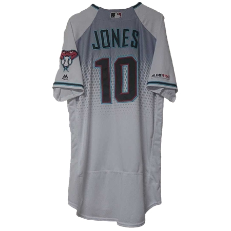 Arizona Diamondbacks(アリゾナ・ダイヤモンドバックス) 野球 ユニフォーム アダムジョーンズ 実使用 ユニフォーム MLBホログラム付き