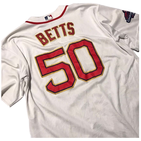 Boston Red Sox(ボストン・レッドソックス) 野球 ユニフォーム #50 ムーキー ベッツ XXL